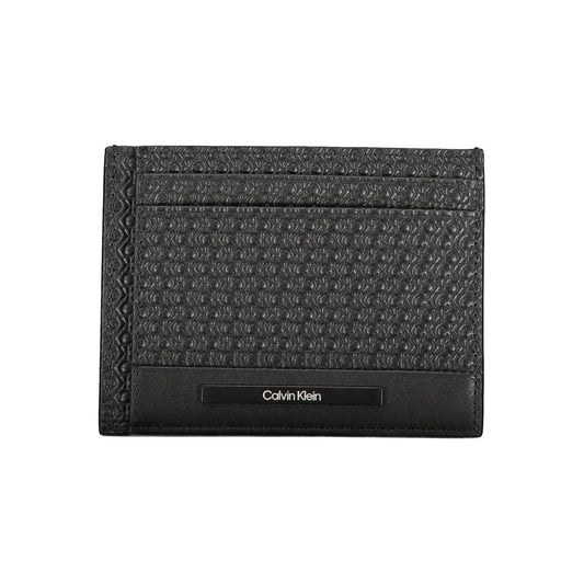 Elegant Leather Card Holder with Contrasting Details - GLAMHUB BOUTIQUE 