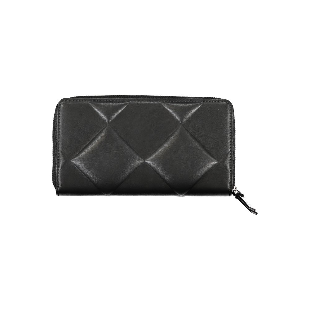 Sleek Black RFID Blocking Wallet - Chic Accessory - GLAMHUB BOUTIQUE 