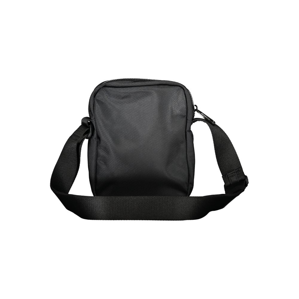 Sleek Black Recycled Shoulder Bag - GLAMHUB BOUTIQUE 