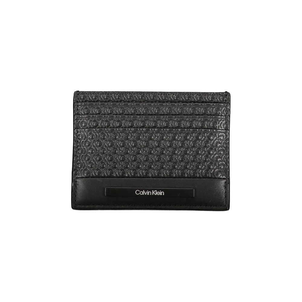 Sleek Black Contrast Card Holder - GLAMHUB BOUTIQUE 