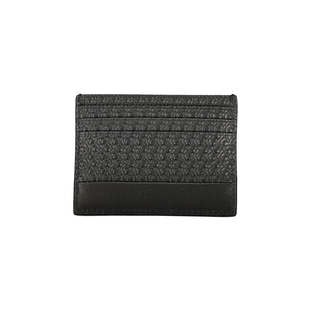 Sleek Black Contrast Card Holder - GLAMHUB BOUTIQUE 