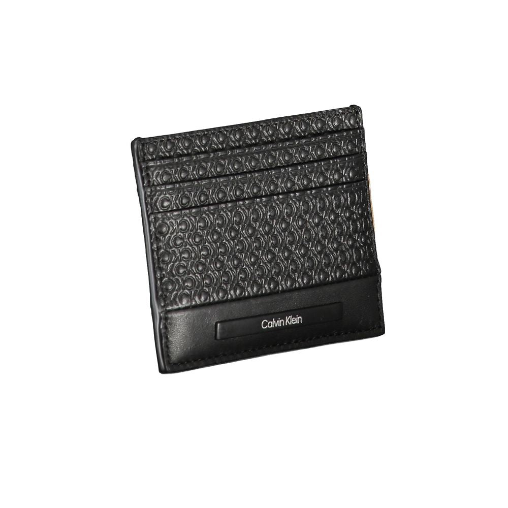 Sleek Black Contrast Card Holder - GLAMHUB BOUTIQUE 