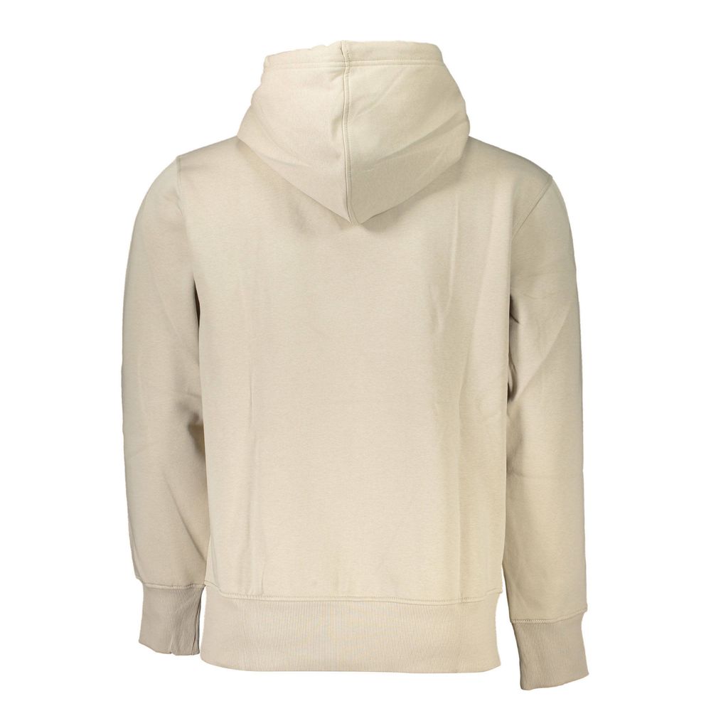 Beige Fleece-Lined Hoodie - Timeless Comfort - GLAMHUB BOUTIQUE 