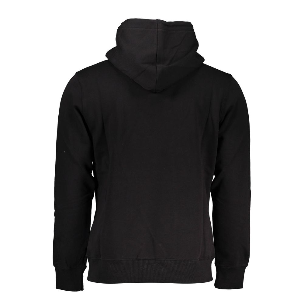 Elegant Contrast Detail Hooded Sweatshirt - GLAMHUB BOUTIQUE 