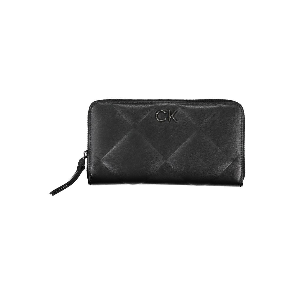 Sleek Black RFID Blocking Wallet with Logo - GLAMHUB BOUTIQUE 