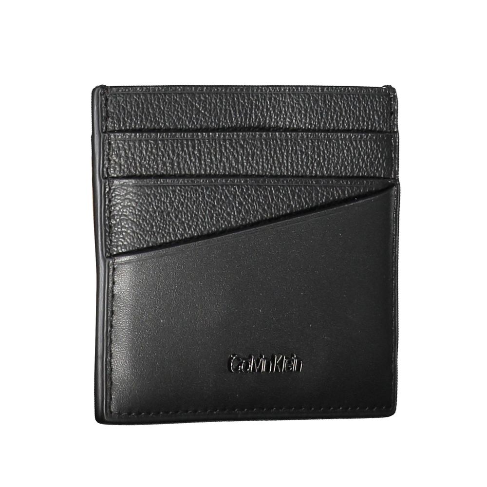 Elegant Leather Card Holder in Timeless Black - GLAMHUB BOUTIQUE 