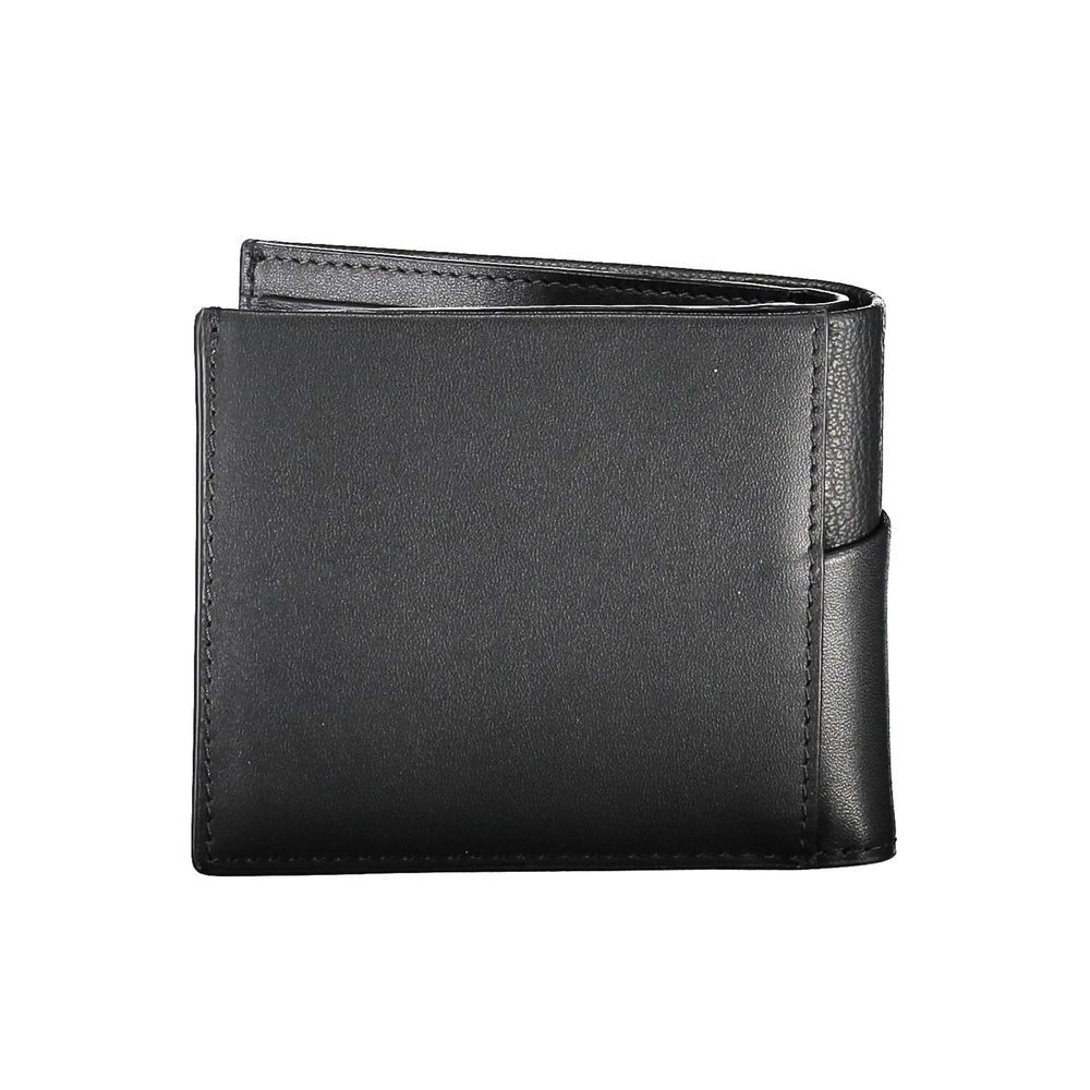 Sleek Leather Bifold Wallet with RFID Blocking - GLAMHUB BOUTIQUE 