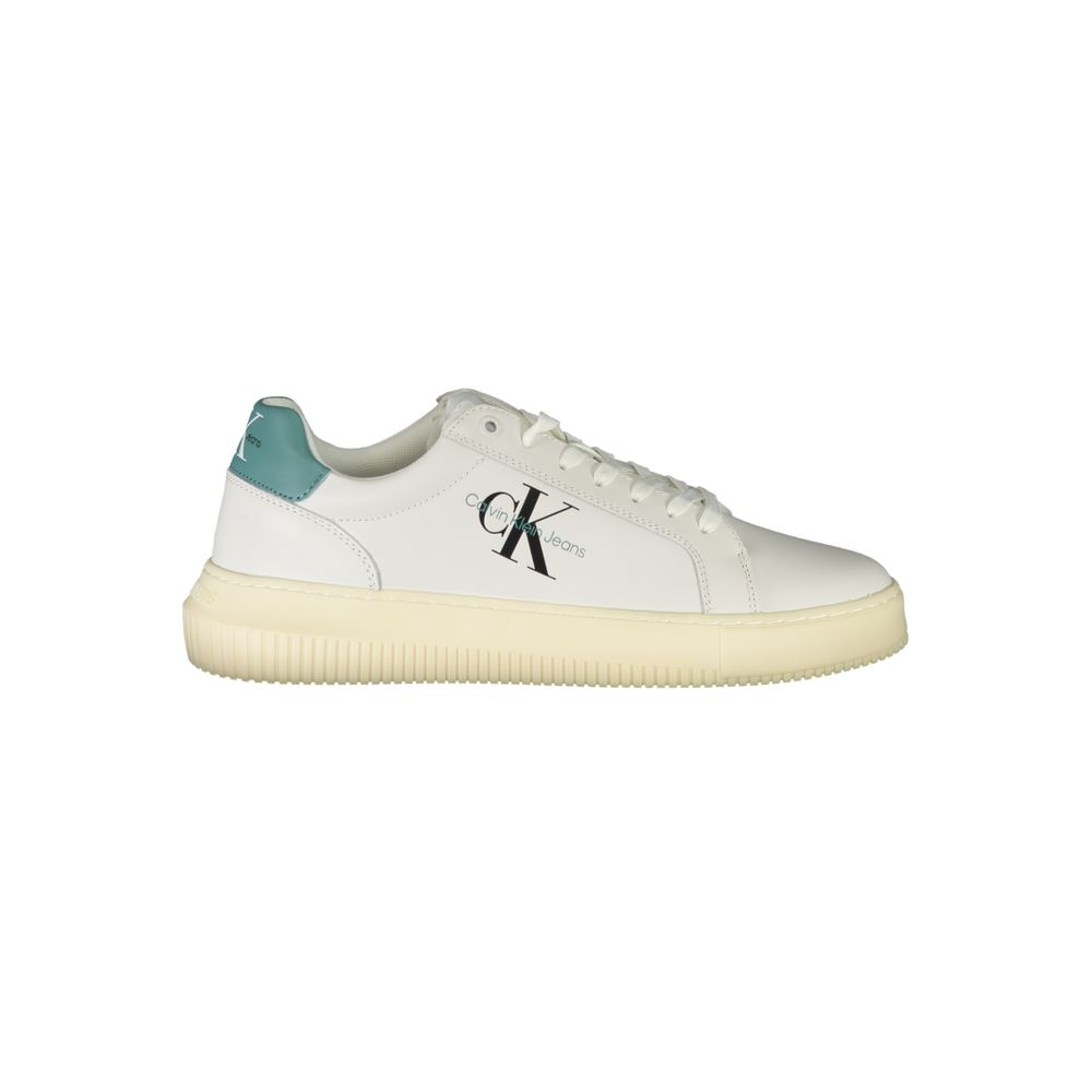 Sleek White Sneakers with Eco-Conscious Design - GLAMHUB BOUTIQUE 