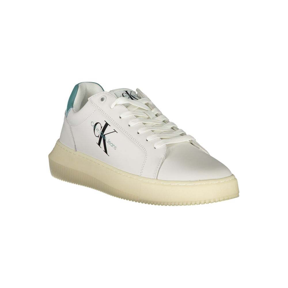 Sleek White Sneakers with Eco-Conscious Design - GLAMHUB BOUTIQUE 