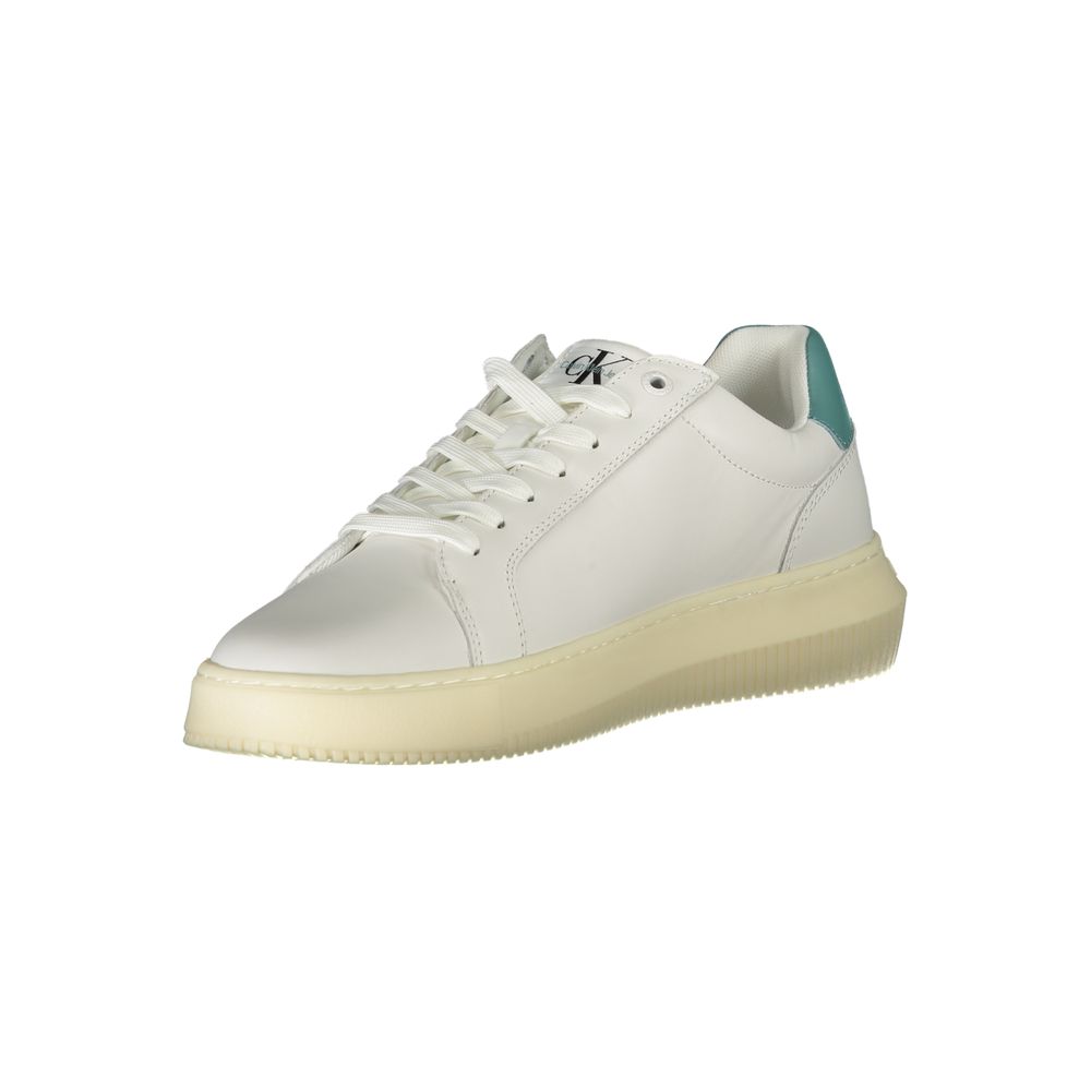 Sleek White Sneakers with Eco-Conscious Design - GLAMHUB BOUTIQUE 