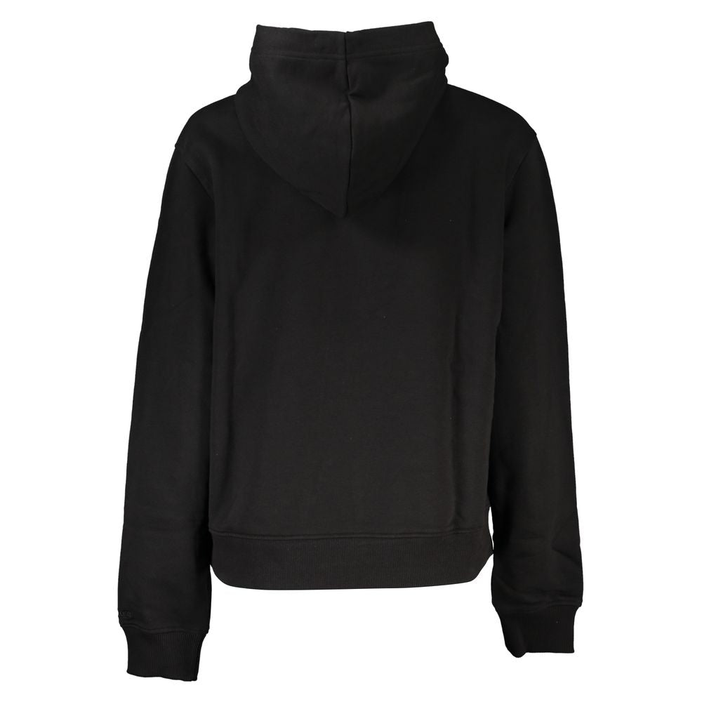 Elegant Hooded Sweatshirt in Timeless Black - GLAMHUB BOUTIQUE 