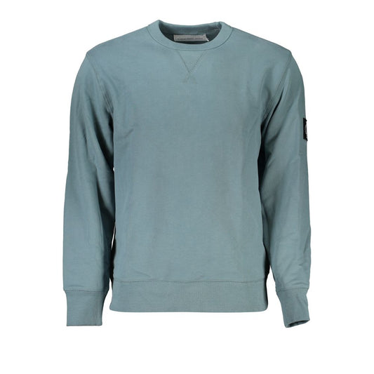 Eco-Conscious Green Crew Neck Sweatshirt - GLAMHUB BOUTIQUE 