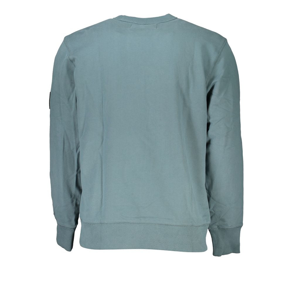 Eco-Conscious Green Crew Neck Sweatshirt - GLAMHUB BOUTIQUE 