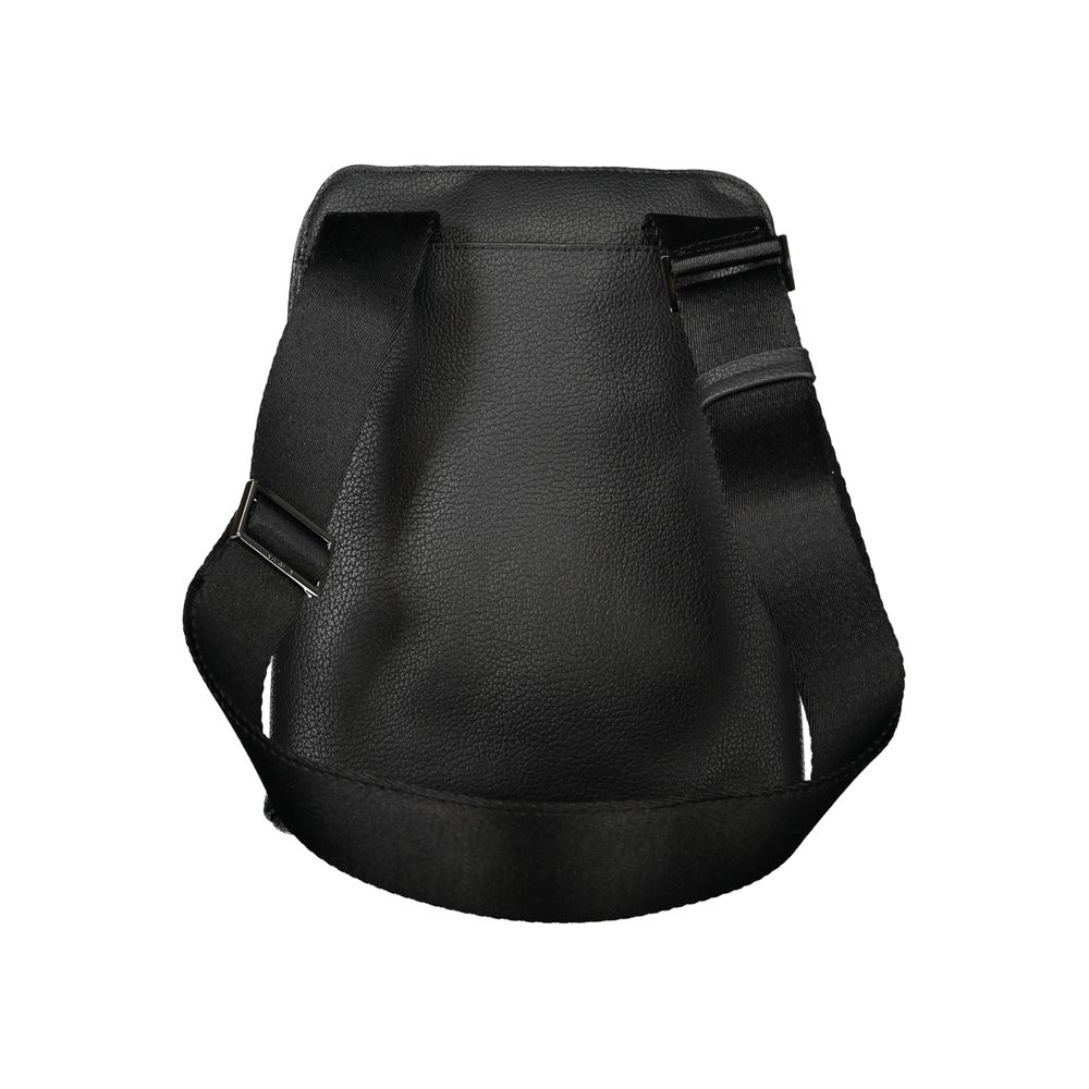 Sleek Black Shoulder Bag with Adjustable Strap - GLAMHUB BOUTIQUE 