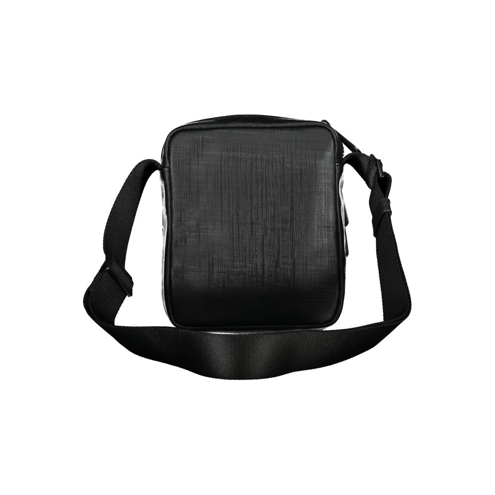 Elegant Black Shoulder Bag with Contrasting Details - GLAMHUB BOUTIQUE 