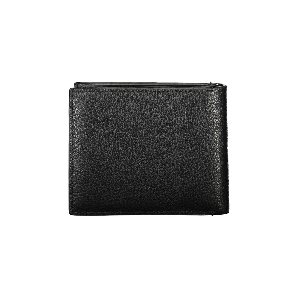 Elegant Black Leather Wallet with RFID Block - GLAMHUB BOUTIQUE 