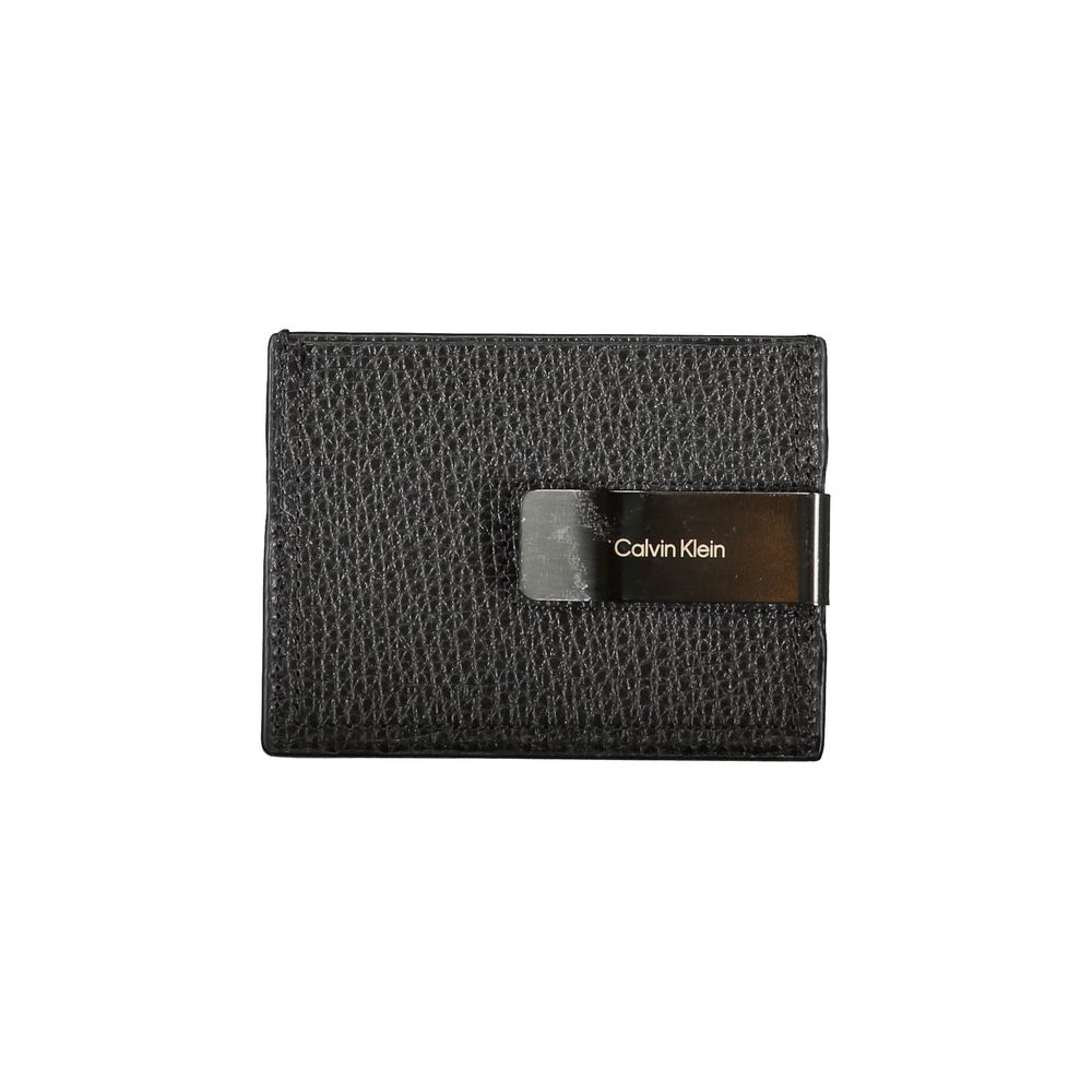 Sleek Leather Card Holder with Money Clip - GLAMHUB BOUTIQUE 