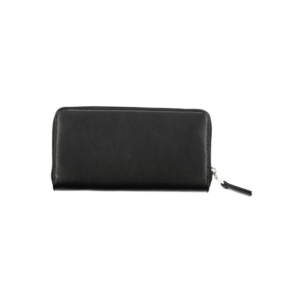 Elegant Black Multi-Compartment Wallet - GLAMHUB BOUTIQUE 