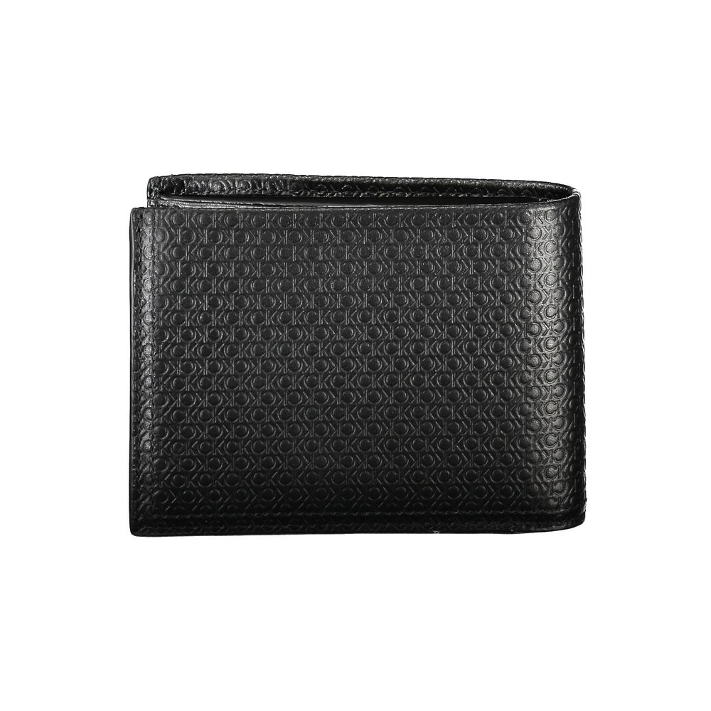 Sleek Black Leather Bifold Wallet with RFID Block - GLAMHUB BOUTIQUE 