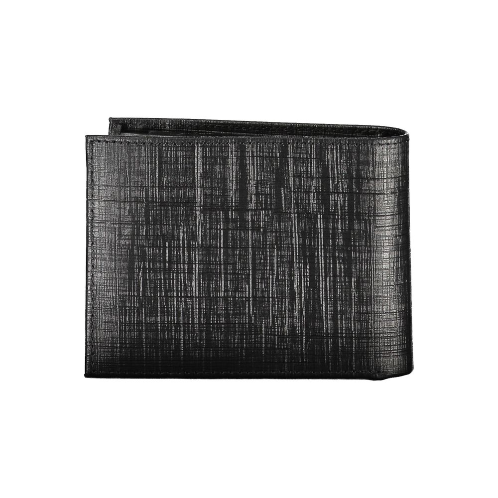 Elegant Black Leather Wallet with RFID Blocking - GLAMHUB BOUTIQUE 