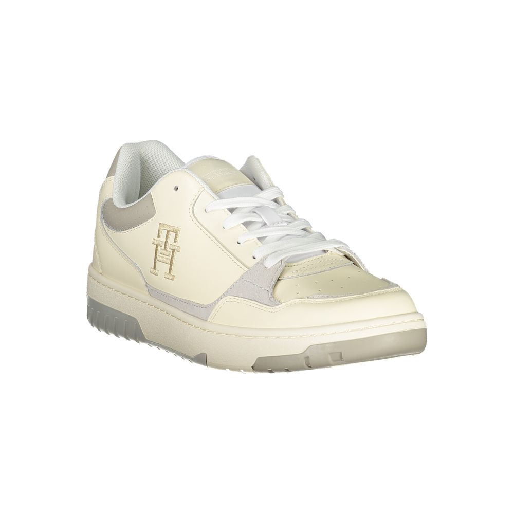 Beige Sports Sneakers with Unique Embroidery - GLAMHUB BOUTIQUE 