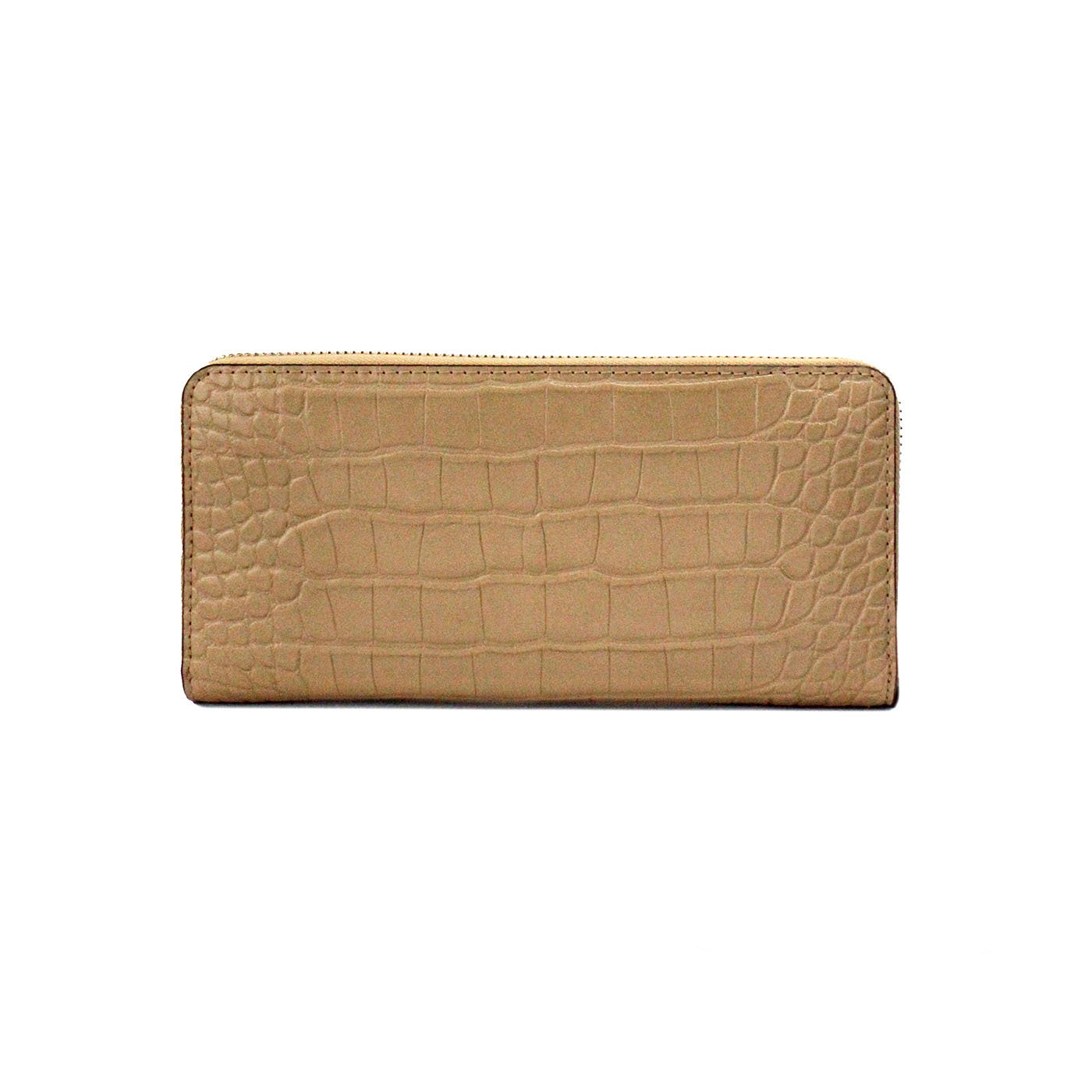 Jet Set Large Camel Animal Print Leather Continental Wrist Wallet - GLAMHUB BOUTIQUE 