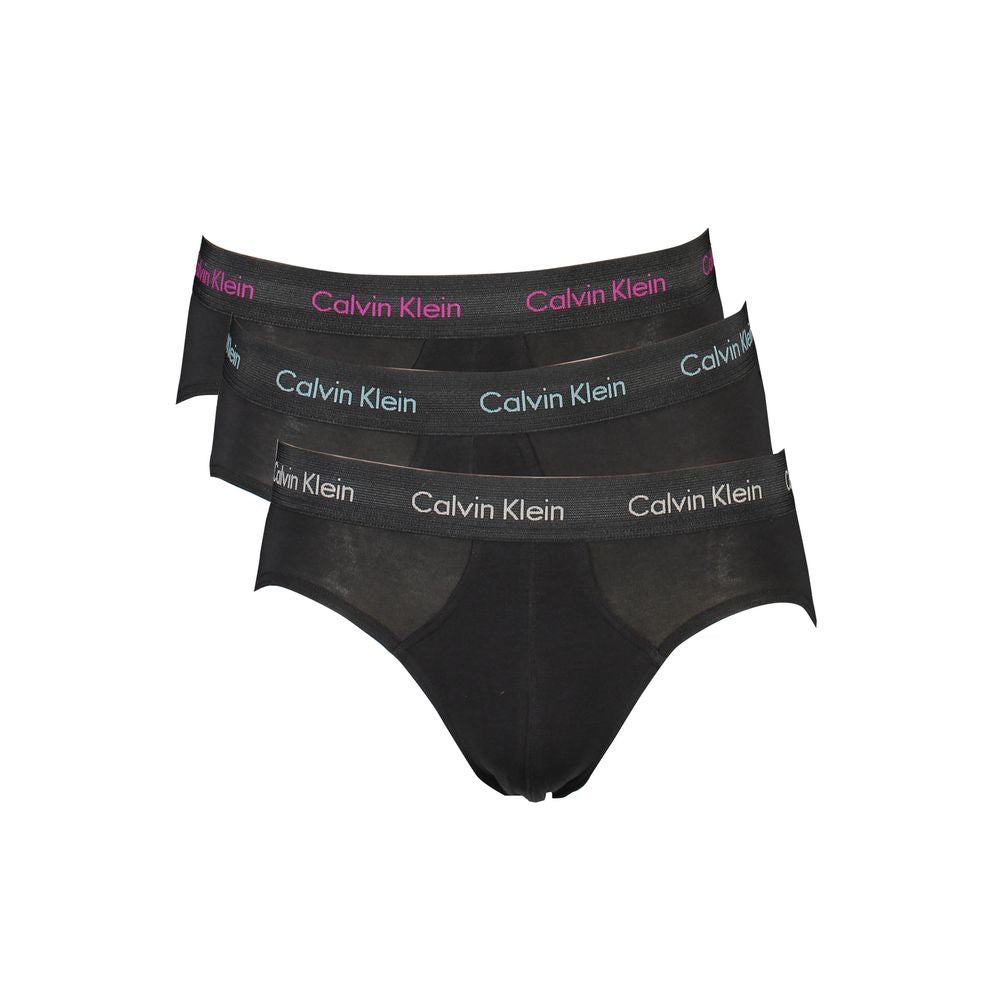 Sleek Tri-Pack Men's Briefs with Contrast Details - GLAMHUB BOUTIQUE 