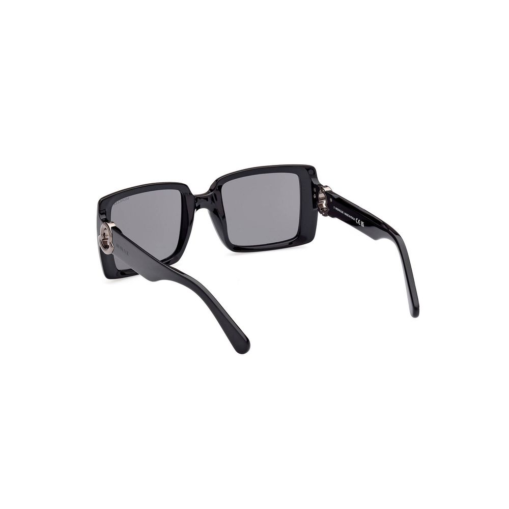 Chic Rectangular Black Lens Sunglasses - GlamHub Luxury and Icon Brand Clothing