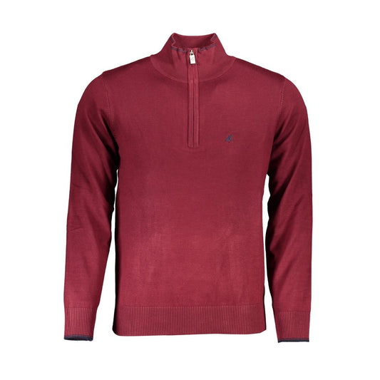 Eleganter Half-Zip-Pullover mit Stickdetail