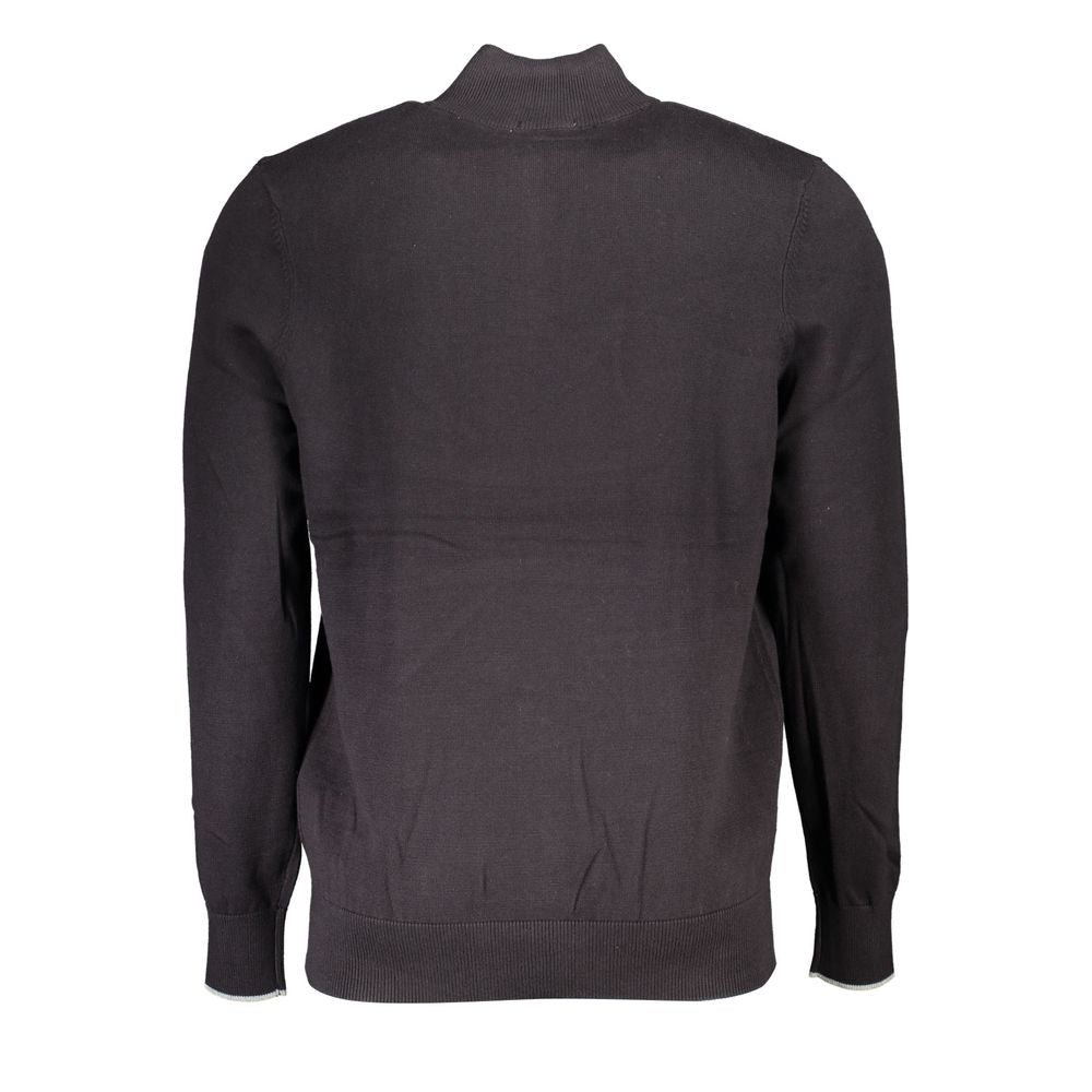 Sleek Organic Cotton Half-Zip Sweater - GlamHub Luxury and Icon Brand Clothing