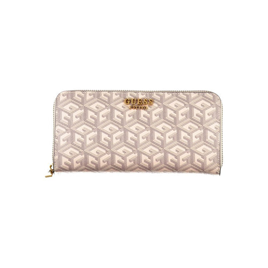 Chic Beige Multi-Compartment Wallet - GLAMHUB BOUTIQUE 