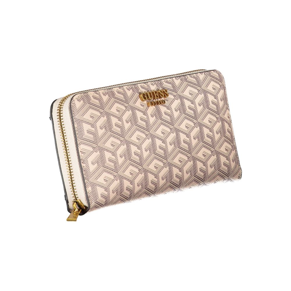 Chic Beige Multi-Compartment Wallet - GLAMHUB BOUTIQUE 