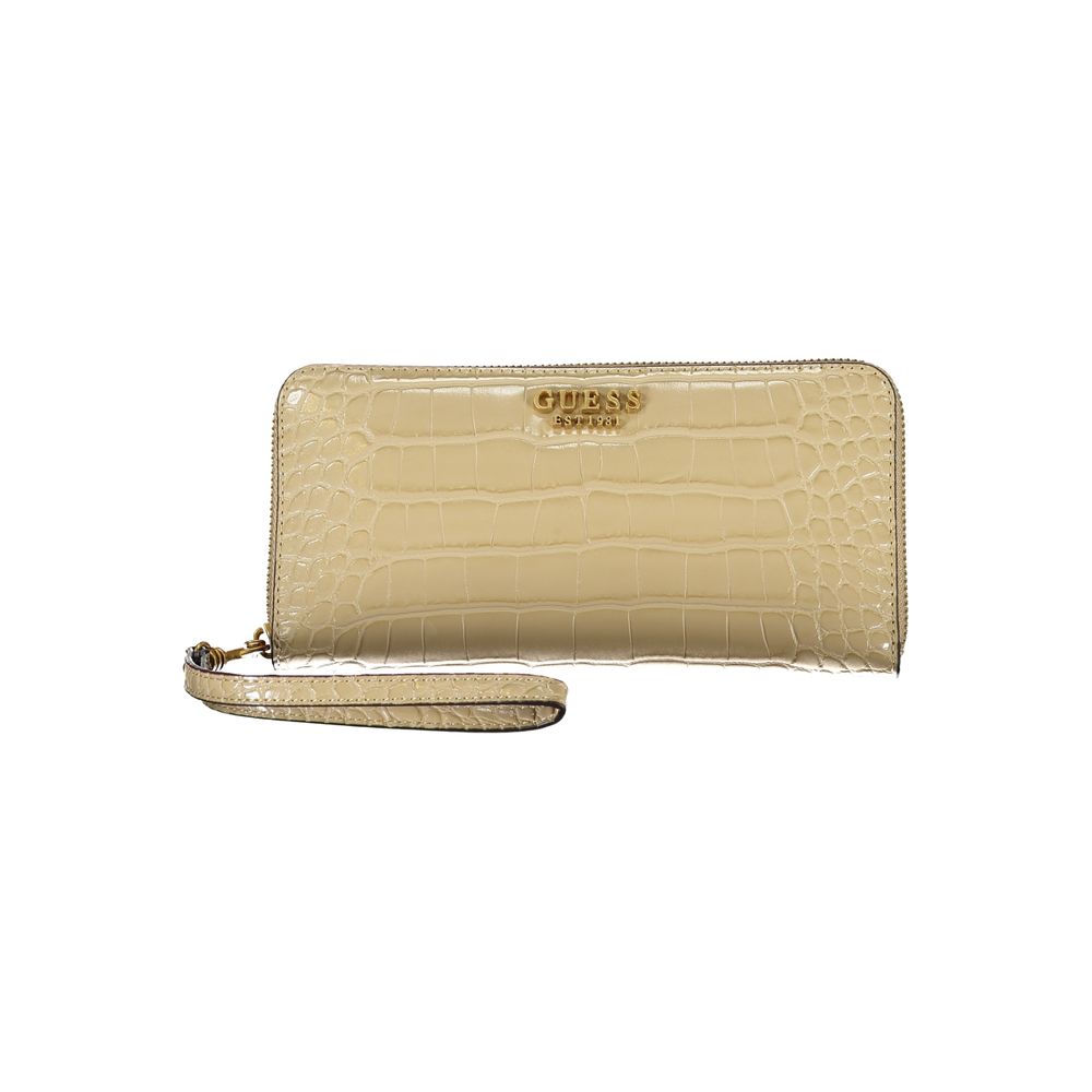 Chic Beige Multi-Compartment Wallet - GLAMHUB BOUTIQUE 