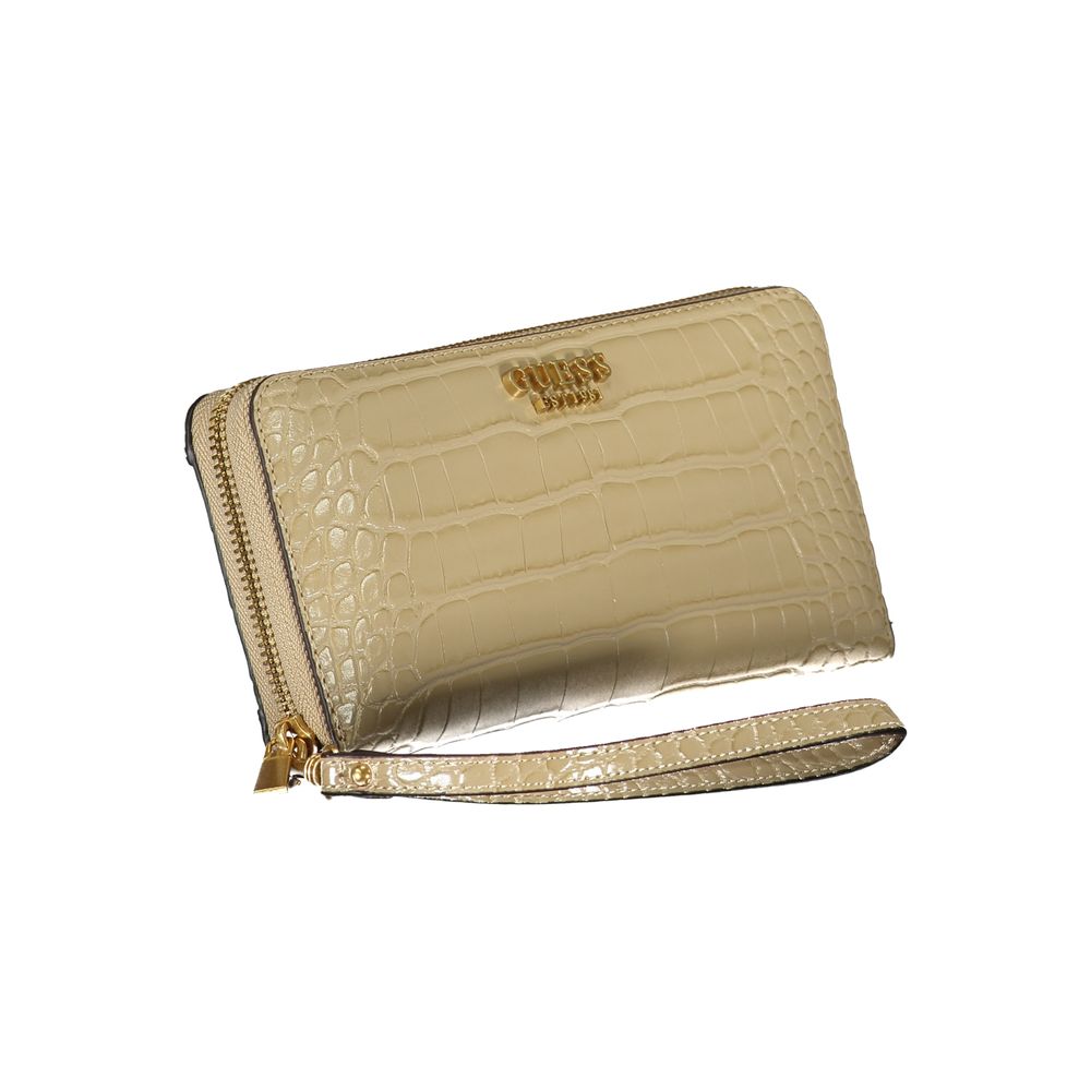 Chic Beige Multi-Compartment Wallet - GLAMHUB BOUTIQUE 