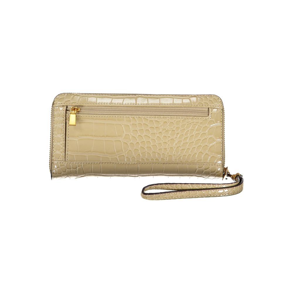 Chic Beige Multi-Compartment Wallet - GLAMHUB BOUTIQUE 