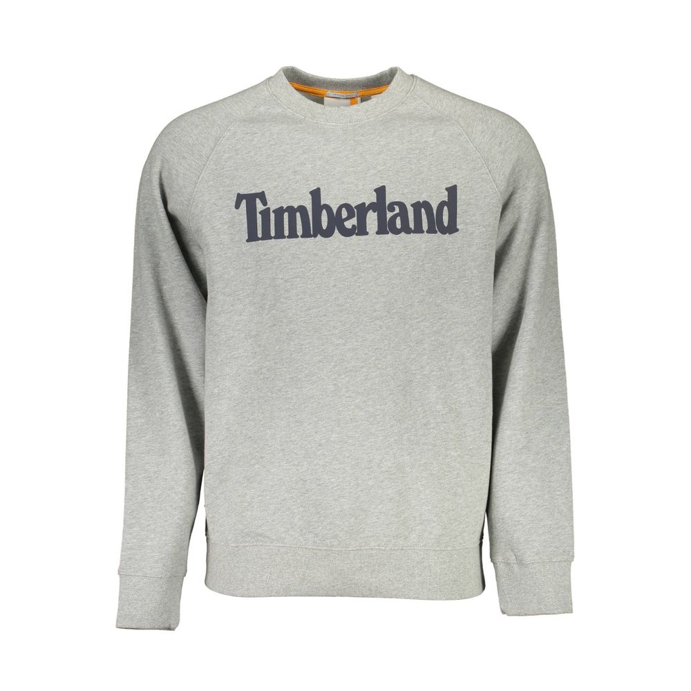 Eco-Conscious Crew Neck Sweatshirt in Gray - GlamHub Luxury and Icon Brand Clothing