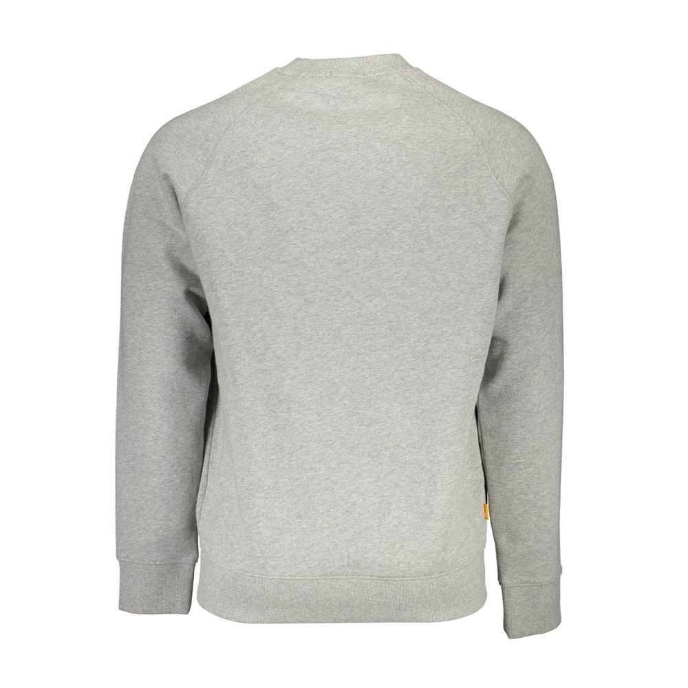 Eco-Conscious Crew Neck Sweatshirt in Gray - GlamHub Luxury and Icon Brand Clothing