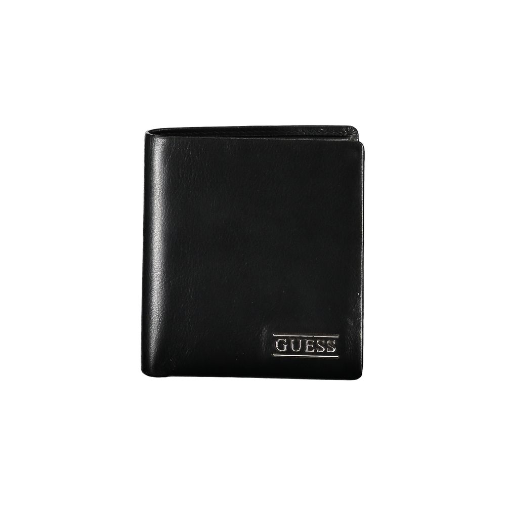 Elegant Black Leather Wallet for Men - GLAMHUB BOUTIQUE 