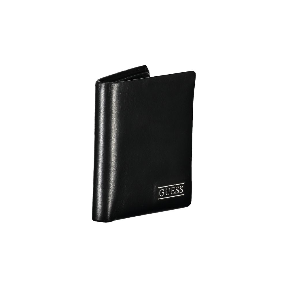 Elegant Black Leather Wallet for Men - GLAMHUB BOUTIQUE 