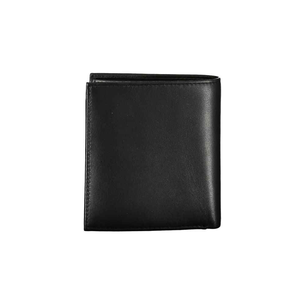 Sleek Black Leather Wallet - GLAMHUB BOUTIQUE 