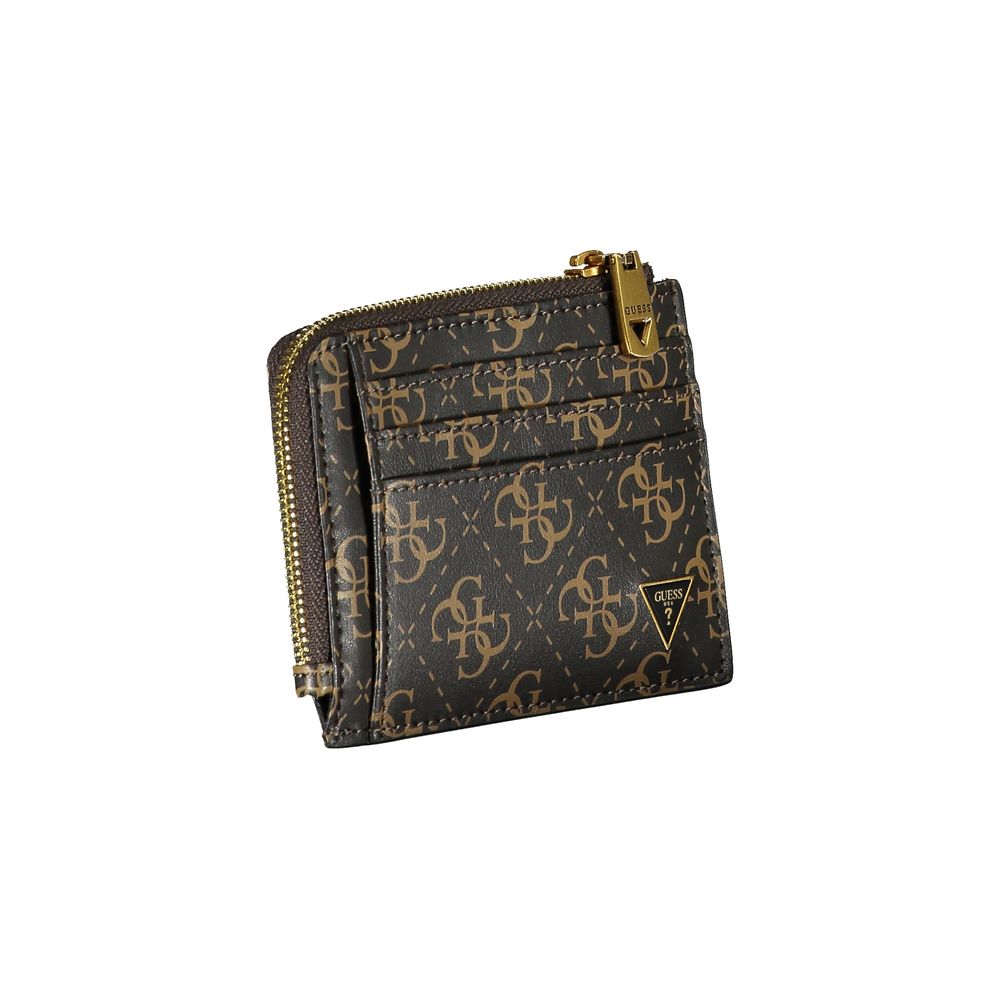 Elegant Brown Leather Wallet with Ample Space - GLAMHUB BOUTIQUE 