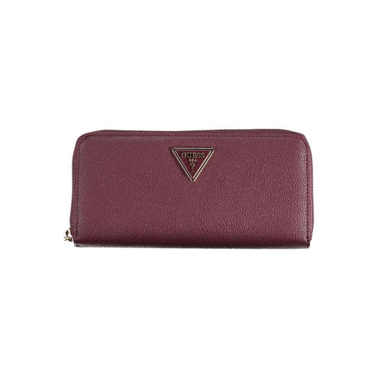 Elegant Purple Polyethylene Wallet - GLAMHUB BOUTIQUE 