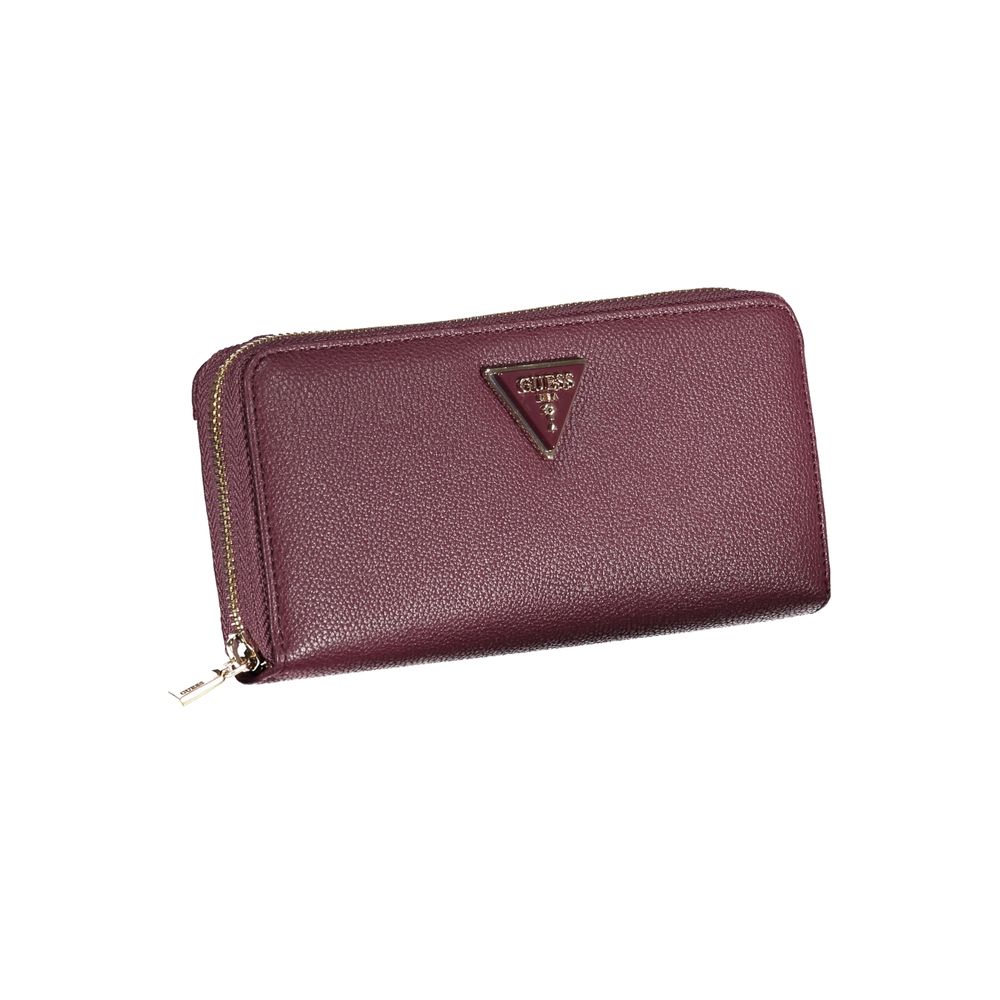 Elegant Purple Polyethylene Wallet - GLAMHUB BOUTIQUE 