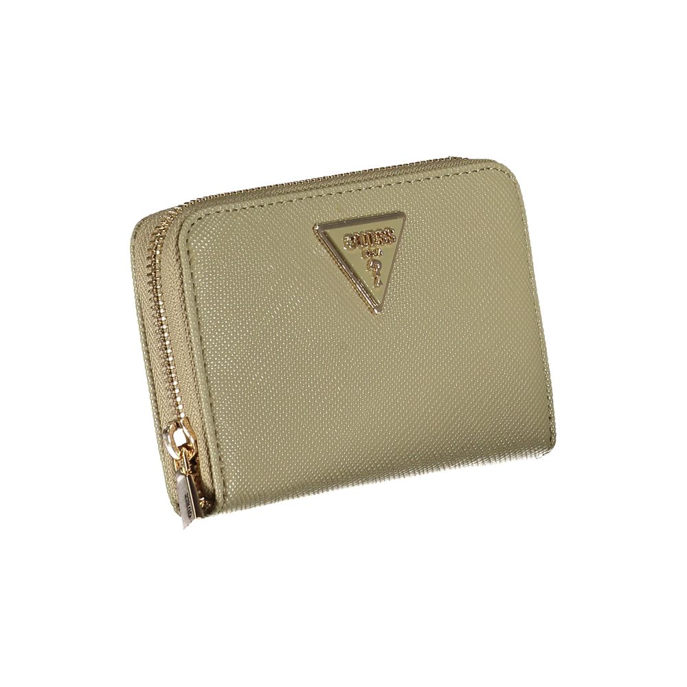 Chic Emerald Zip Wallet with Multiple Compartments - GLAMHUB BOUTIQUE 