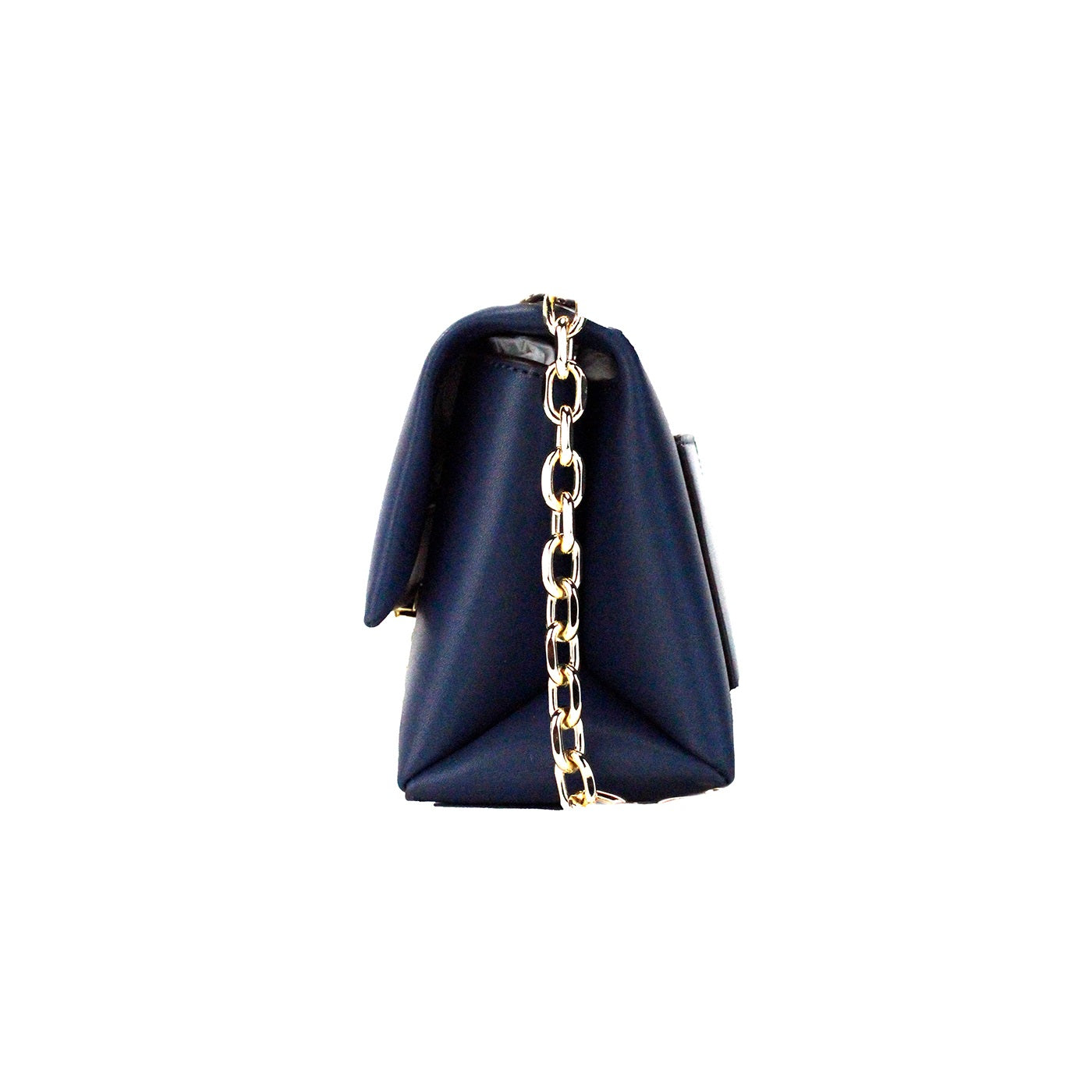 Cece Small Navy Vegan Leather Convertible Flap Crossbody Bag - GLAMHUB BOUTIQUE 