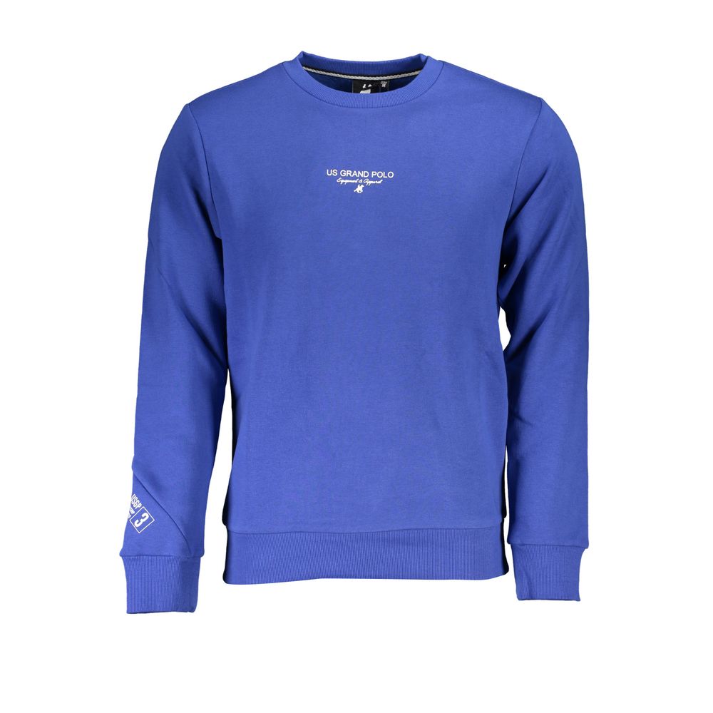 U.S. Grand Polo Classic Blue Crew Neck Sweatshirt