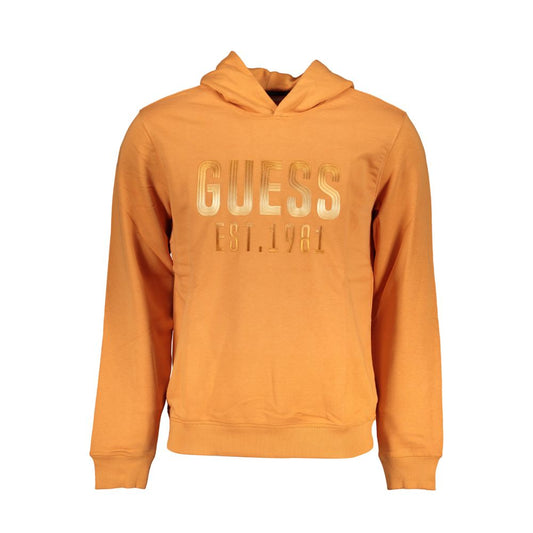 Svelte Orange Hooded Sweatshirt - GLAMHUB BOUTIQUE 