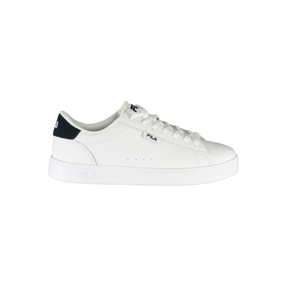 Classic White Sneaker with Contrast Details