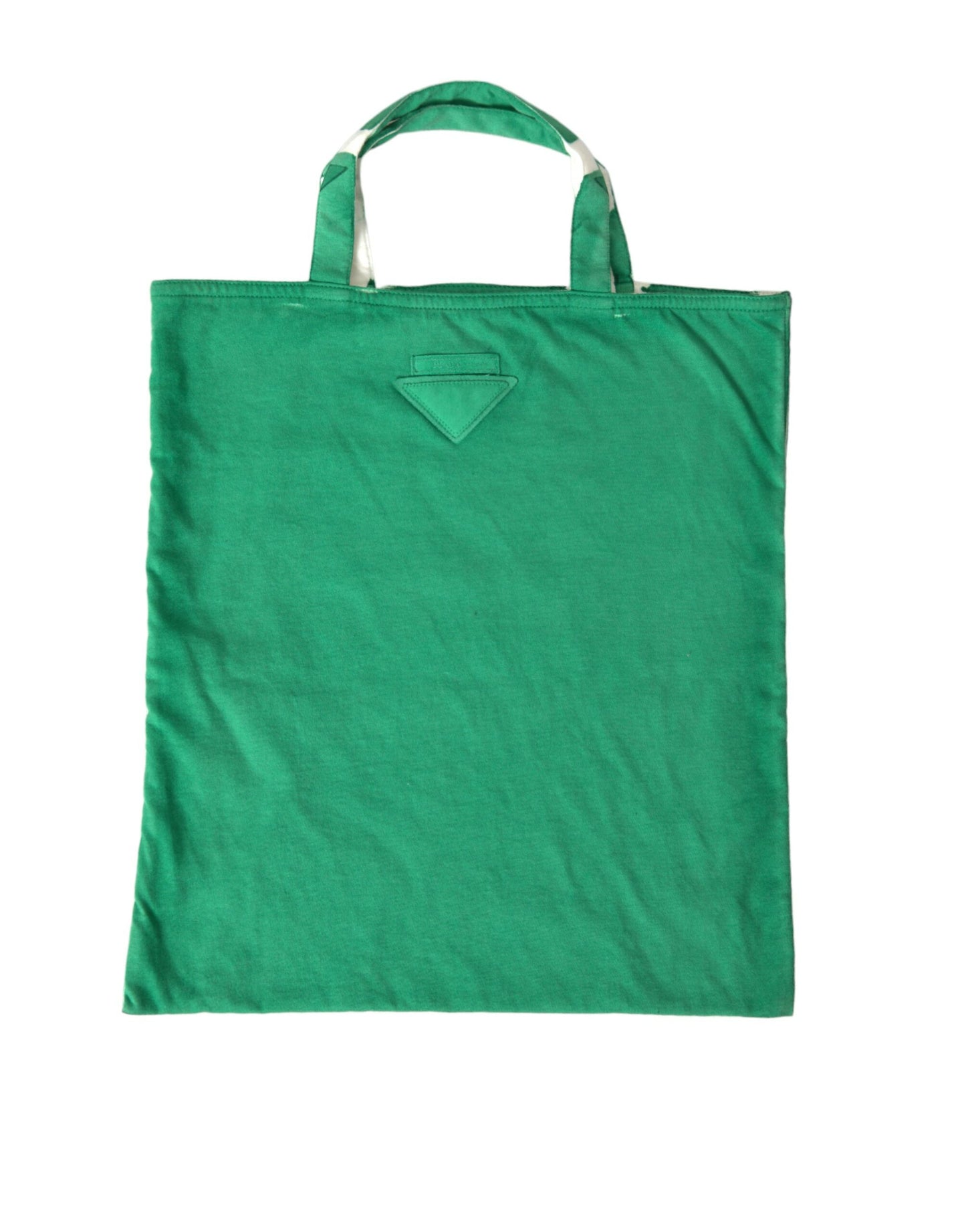 Elegant Green Fabric Tote Bag - GLAMHUB BOUTIQUE 