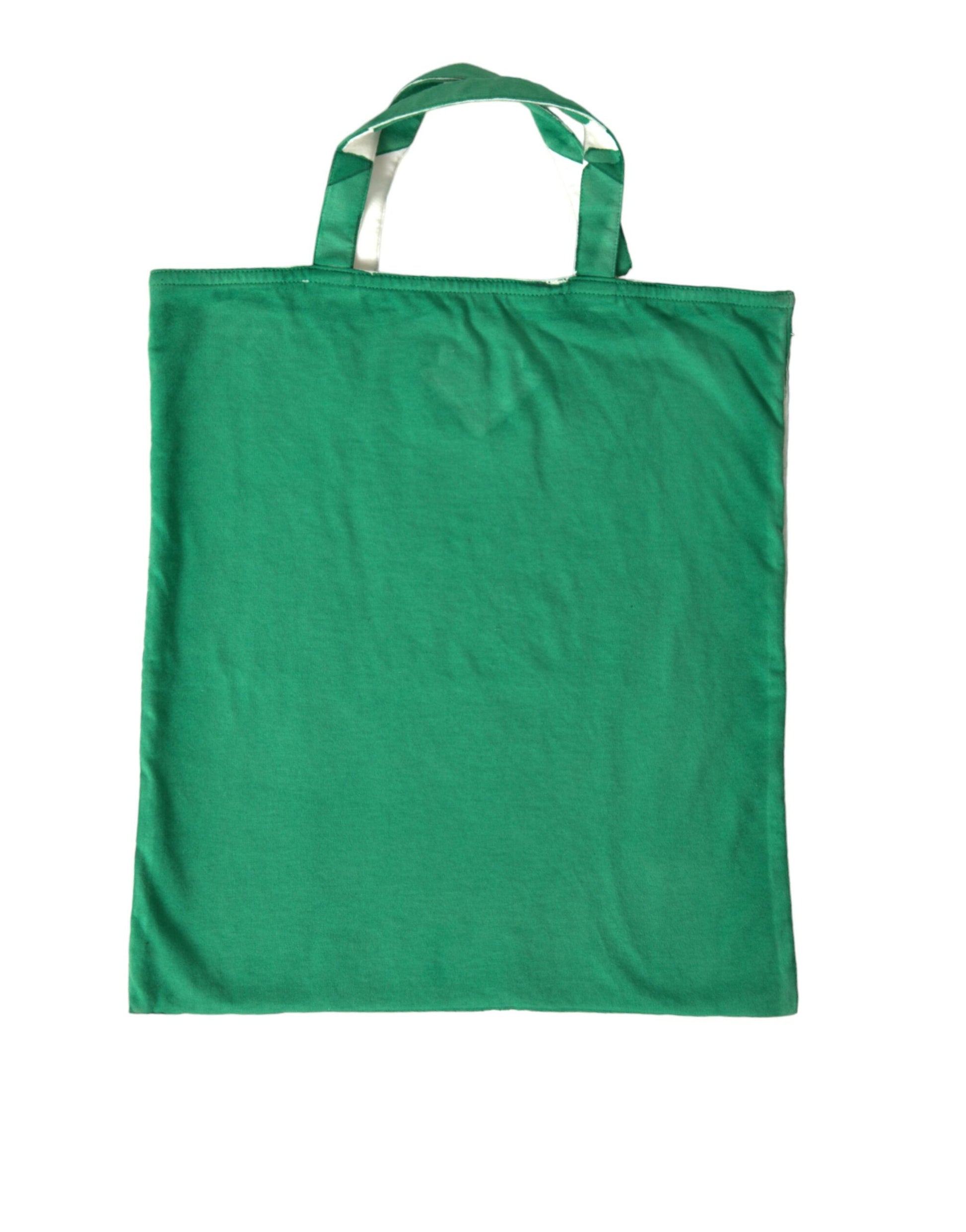 Elegant Green Fabric Tote Bag - GLAMHUB BOUTIQUE 